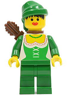 cas319 Forestwoman - Original with Quiver
