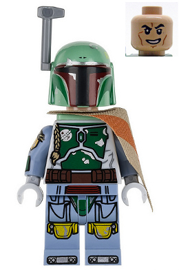 sw0610 Boba Fett - Pauldron, Helmet, Jet Pack, Printed Arms and Legs