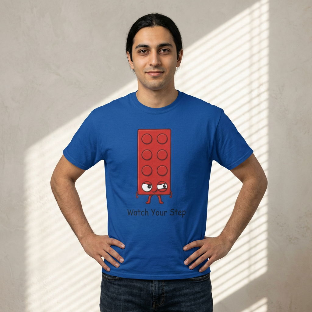 Watch Your Step Brick T‑Shirt