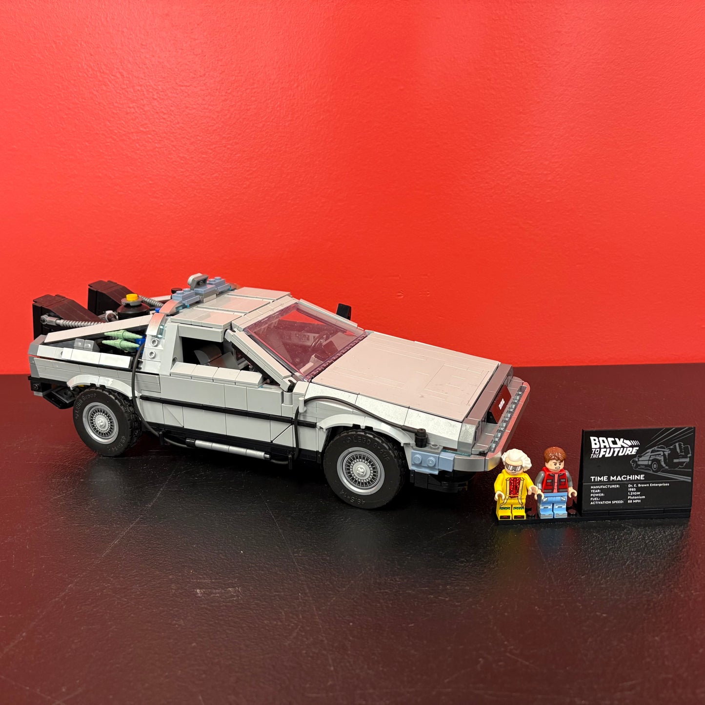 LEGO 10300 Back to the Future Time Machine *Prebuilt Set*
