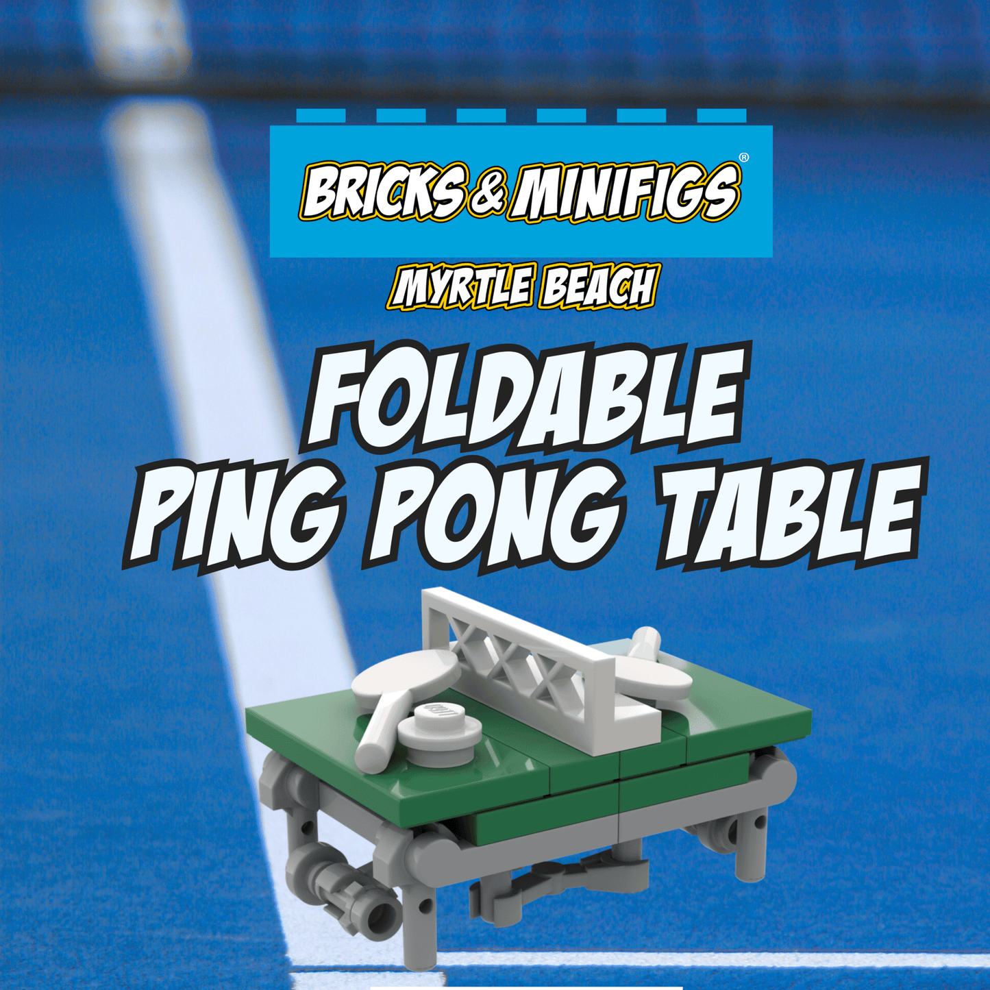 Foldable Ping Pong Table