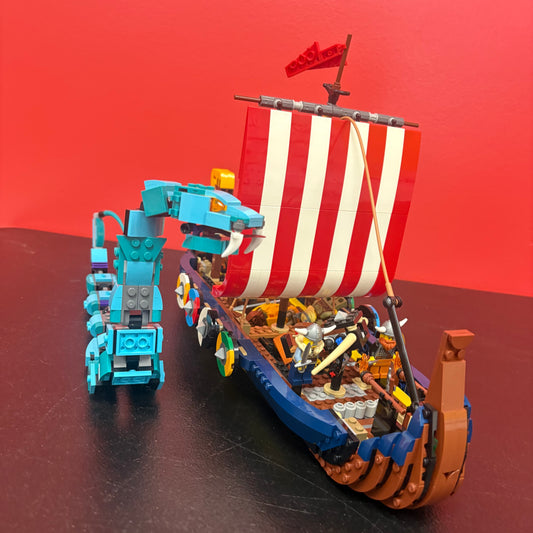 31132 Viking Ship and the Midgard Serpent *Prebuilt Set*