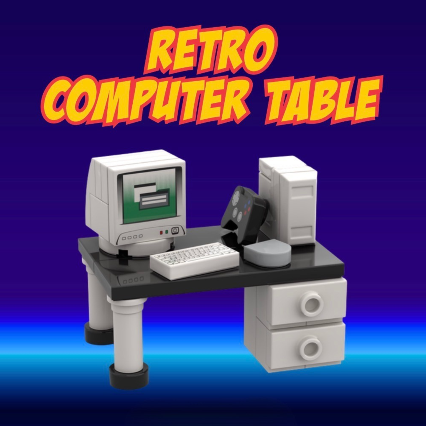 Retro Computer Table *Custom Set*