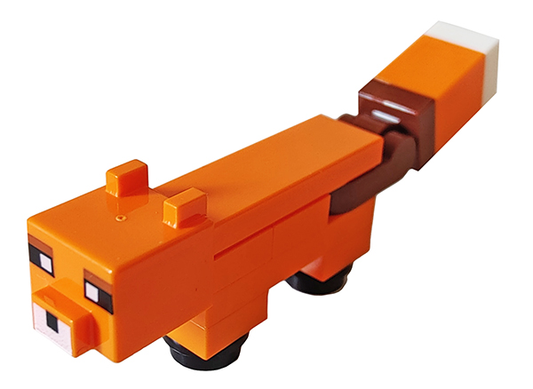 minefox01 Minecraft Fox - Brick Built
