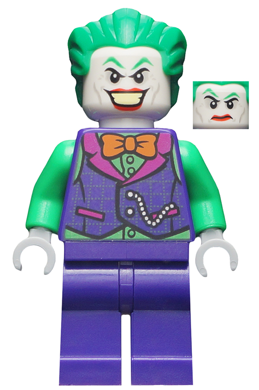 sh0590 The Joker - Orange Bow Tie, Green Arms