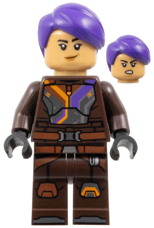 sw1395 Sabine Wren - Dark Brown Armor, Dark Purple Hair